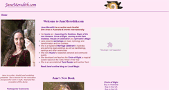 Desktop Screenshot of janemeredith.com